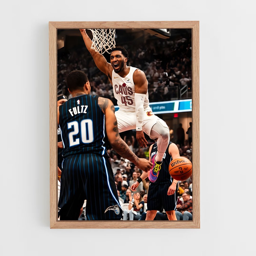 ap-donovan mitchell-4 cadre Bois clair
