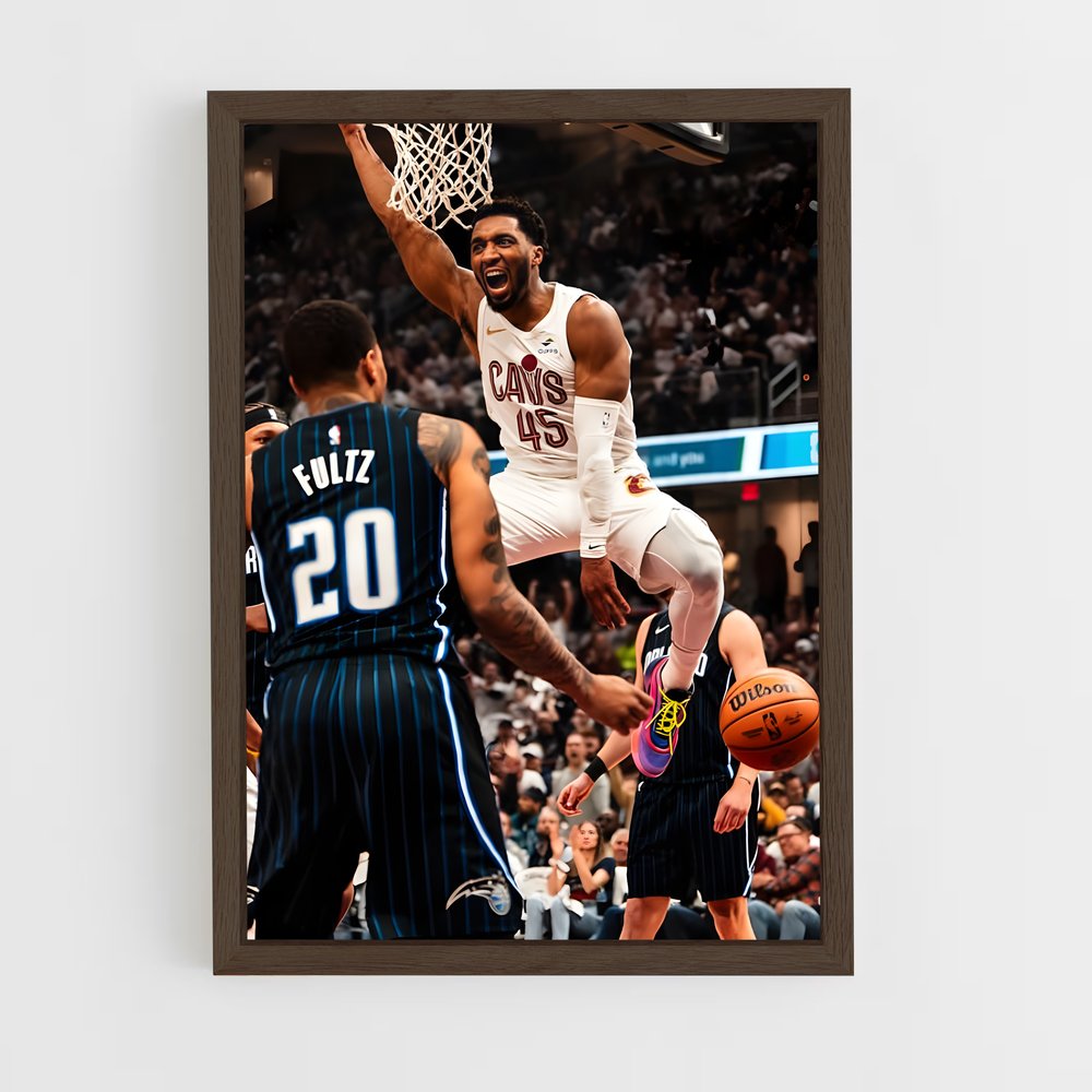 ap-donovan mitchell-4 cadre Bois foncé