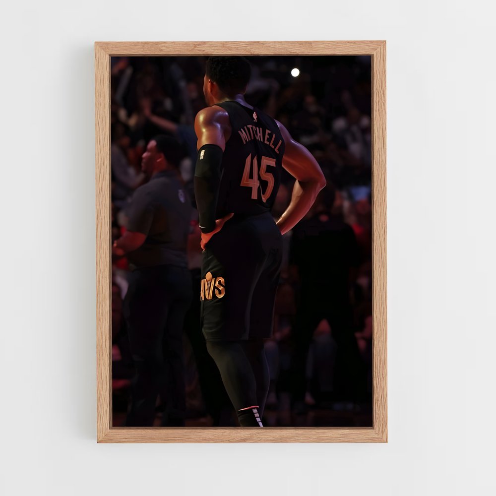 ap-donovan mitchell-6 cadre Bois clair