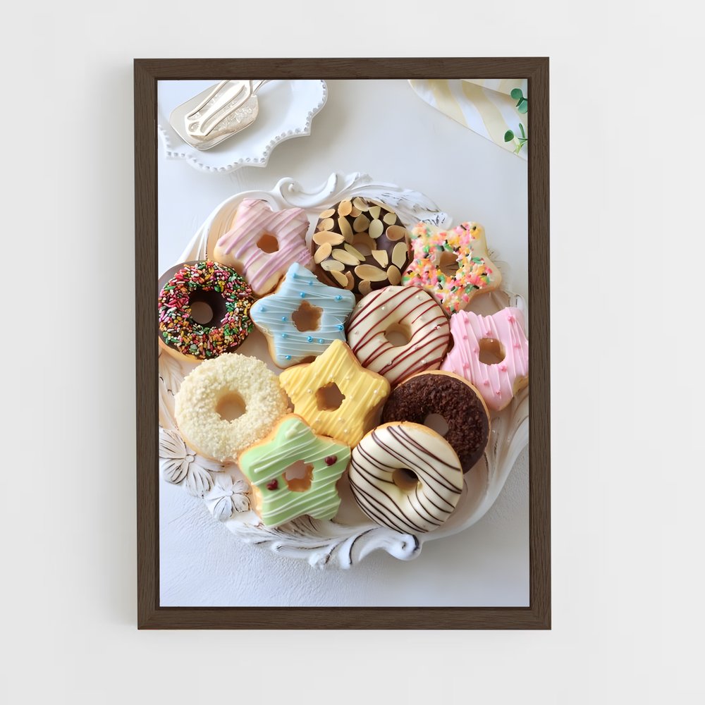 ap-donut-3 cadre Bois foncé