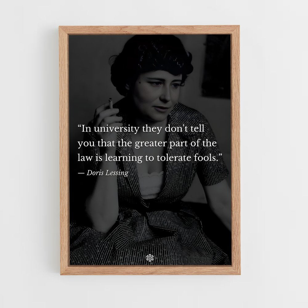 ap-doris lessing-1 cadre Bois clair