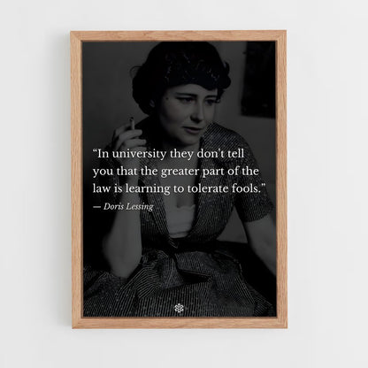 ap-doris lessing-1 cadre Bois clair