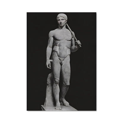 Poster Doryphoros au Baseball