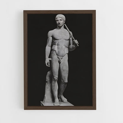 ap-doryphoros polykleitos-2 cadre Bois foncé