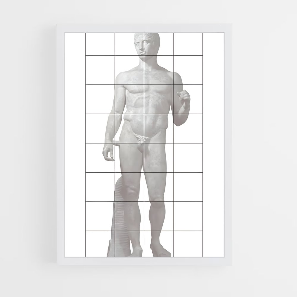 ap-doryphoros polykleitos-4 cadre Blanc