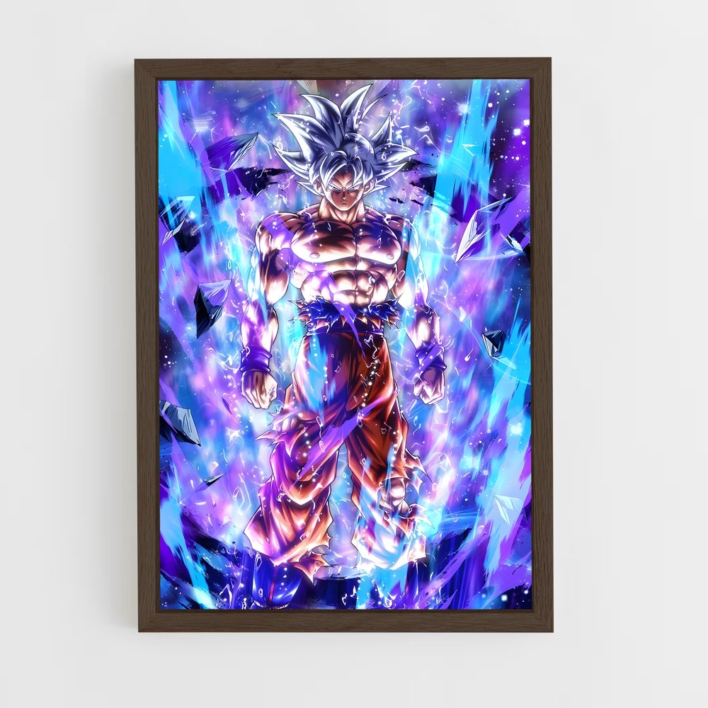 ap-dragon ball-1 cadre Bois foncé