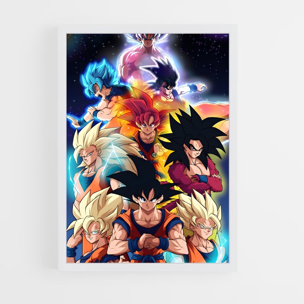 ap-dragon ball-8 cadre Blanc