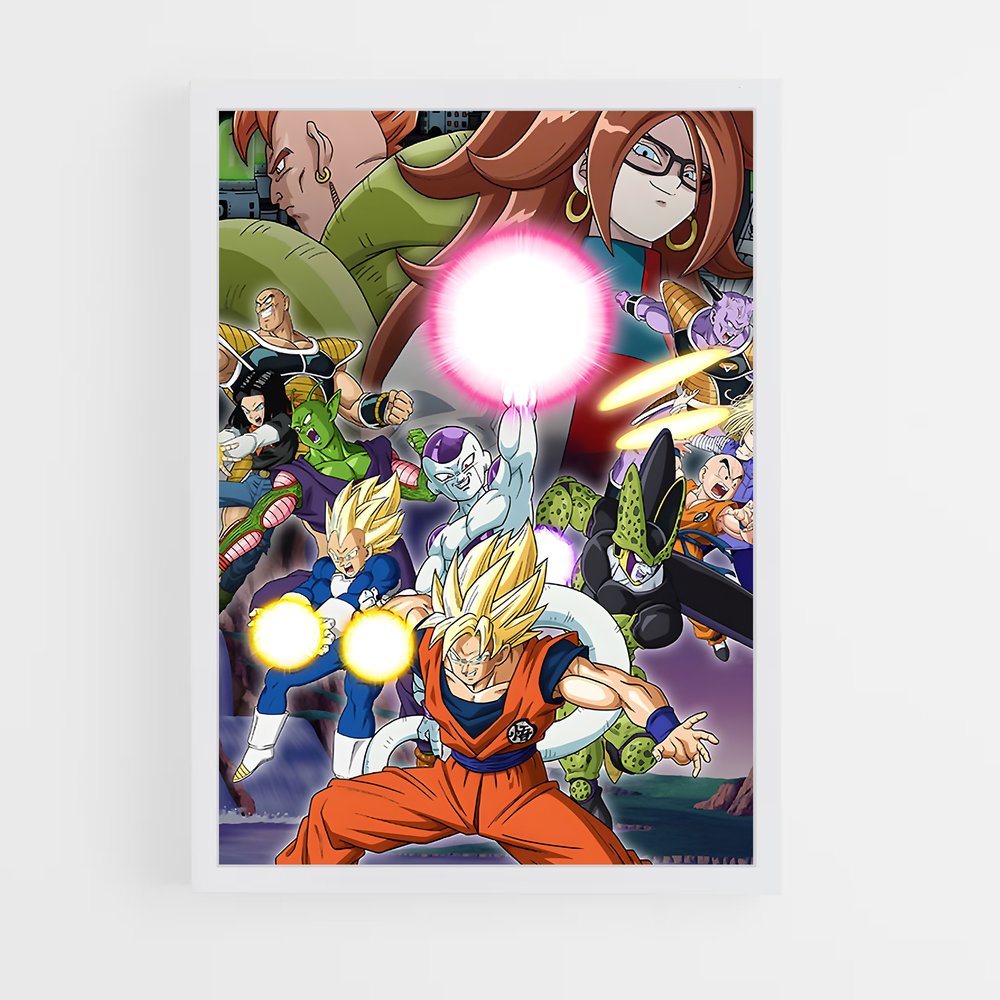 ap-dragon ball fighterz-2 cadre Blanc