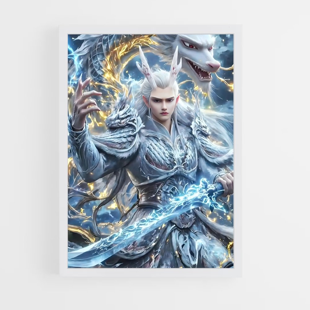 ap-dragon king-1 cadre Blanc