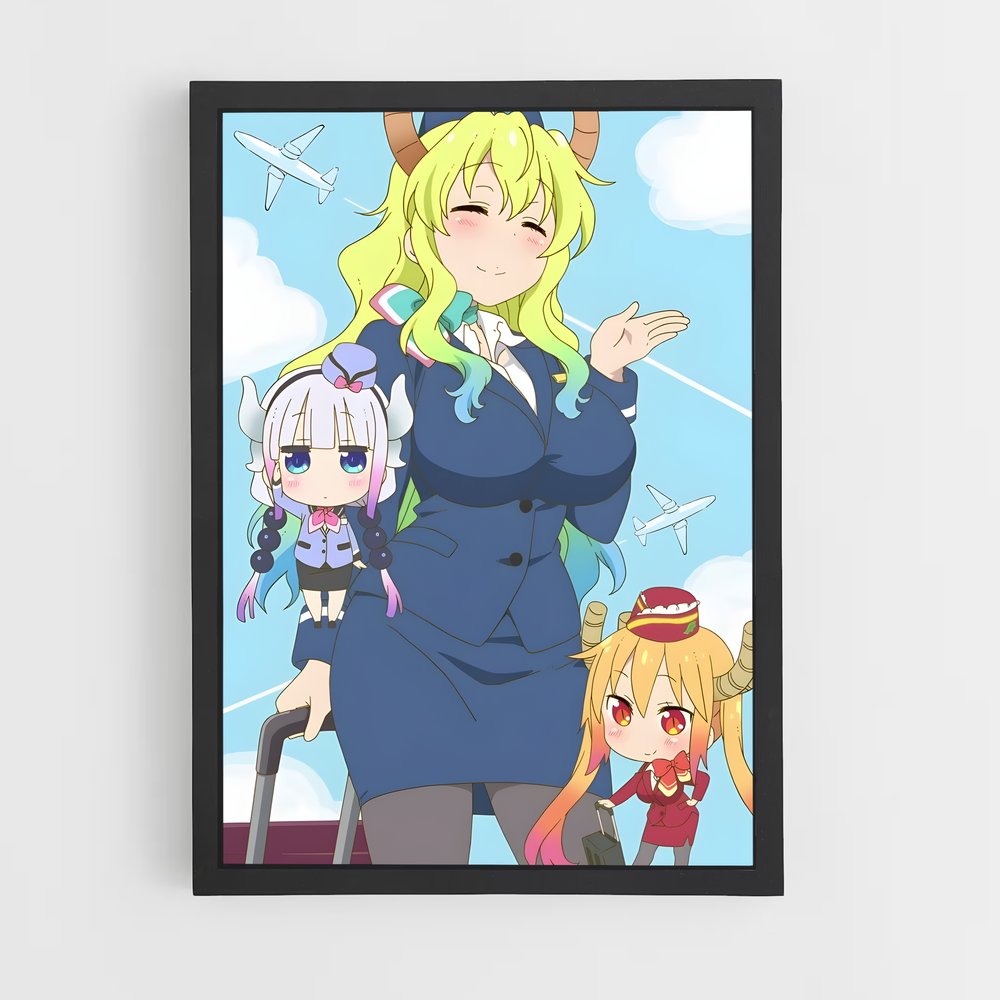 ap-dragon maid-3 cadre Noir