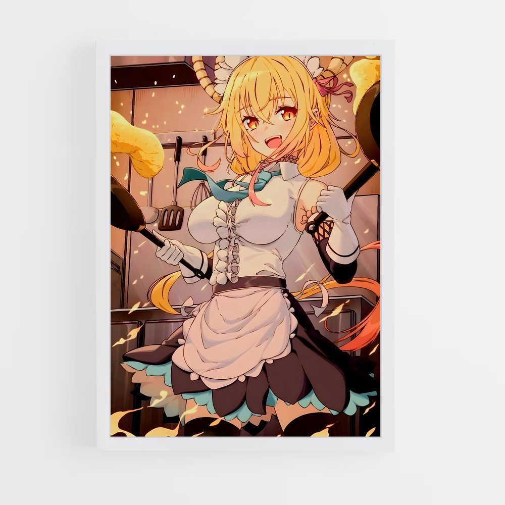 ap-dragon maid-4 cadre Blanc