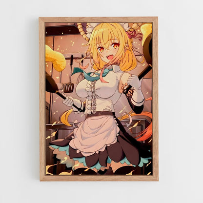 ap-dragon maid-4 cadre Bois clair