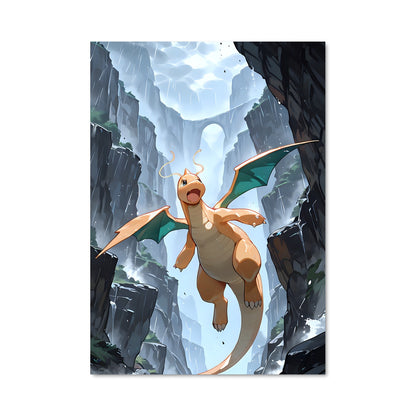 Poster Dragon en Cavernes