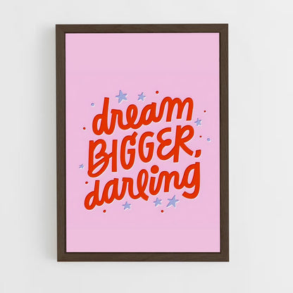 ap-dream big-1 cadre Bois foncé