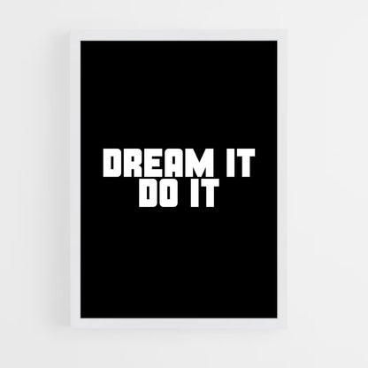 ap-dream it do it-2 cadre Blanc