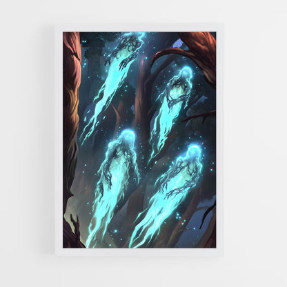 ap-dreamtime spirits-6 cadre Blanc
