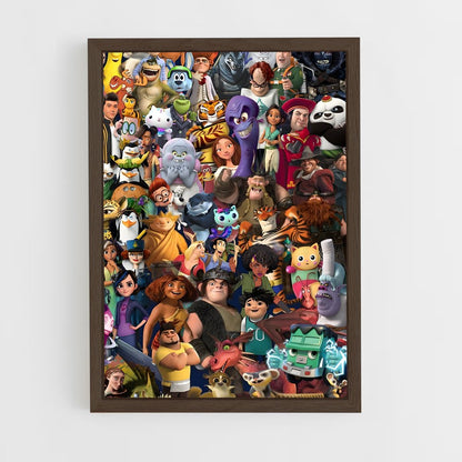 ap-dreamworks-2 cadre Bois foncé