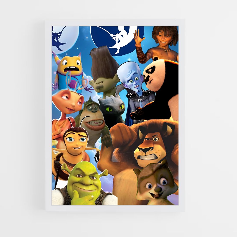 ap-dreamworks-5 cadre Blanc