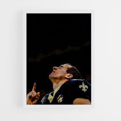 ap-drew brees-1 cadre Blanc