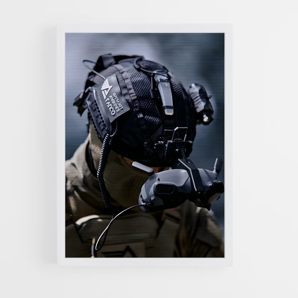 ap-drone pilot-1 cadre Blanc