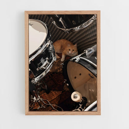 ap-drum kit-2 cadre Bois clair