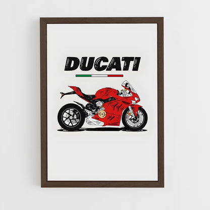 ap-ducati-1 cadre Bois foncé