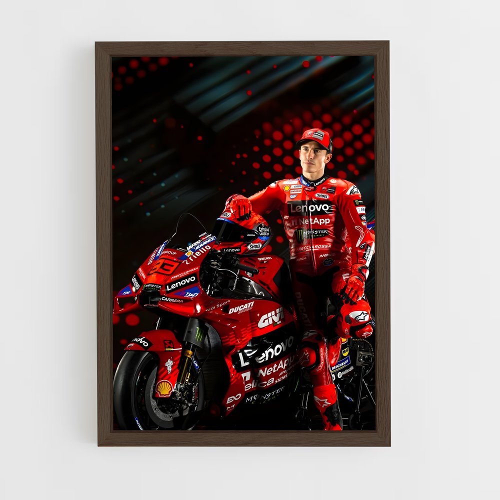 ap-ducati lenovo team-1 cadre Bois foncé