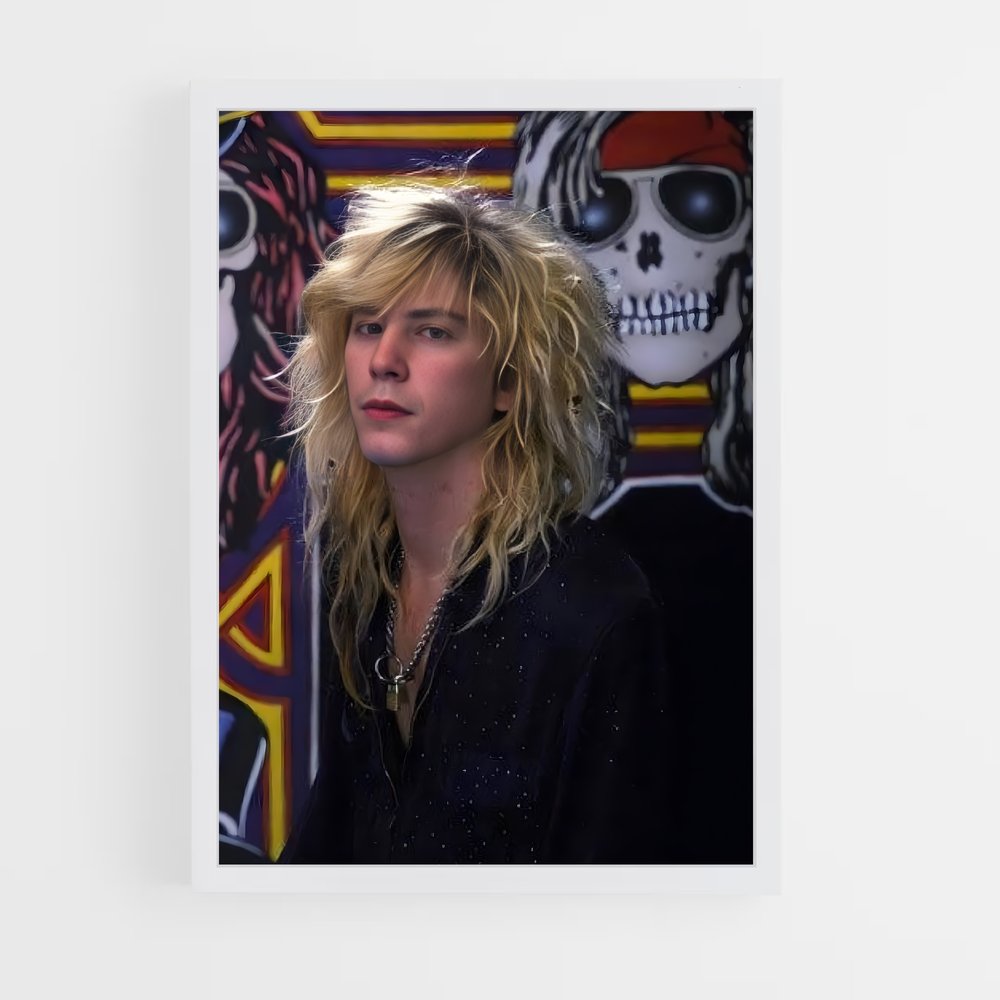 ap-duff mckagan-3 cadre Blanc
