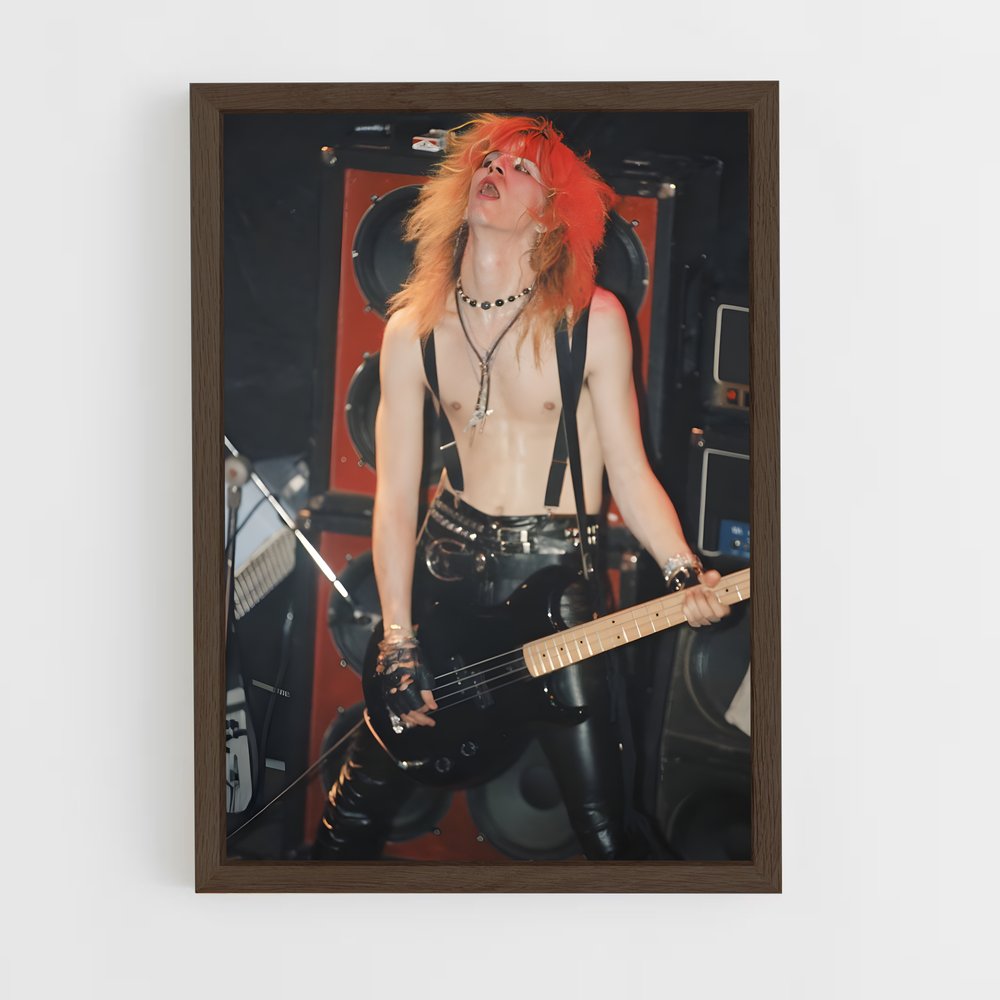 ap-duff mckagan-4 cadre Bois foncé