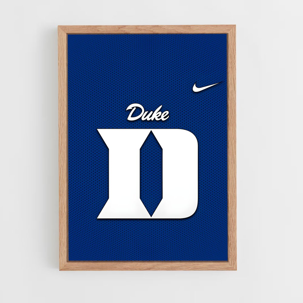 ap-duke blue devils-1 cadre Bois clair