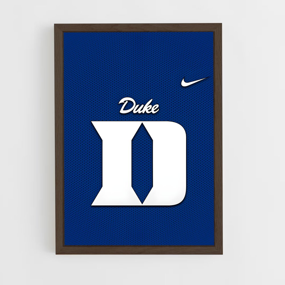 ap-duke blue devils-1 cadre Bois foncé