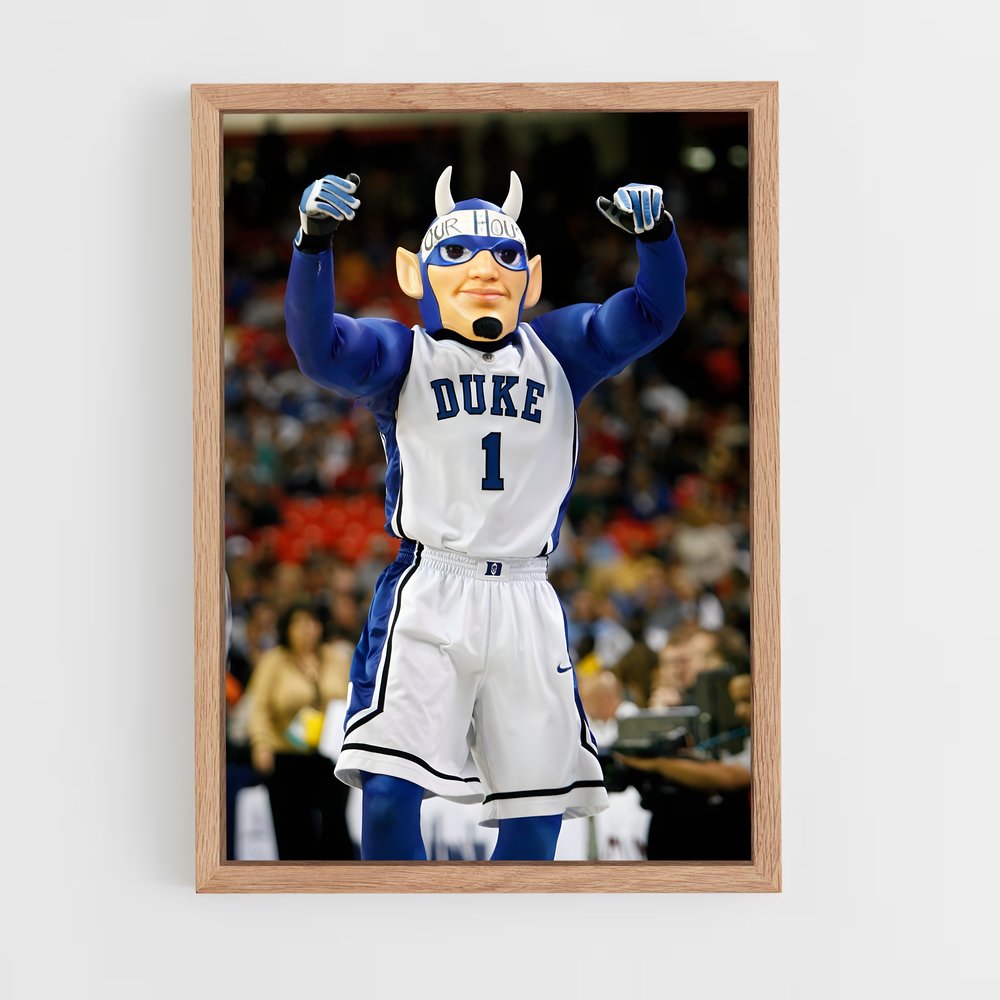 ap-duke blue devils-2 cadre Bois clair