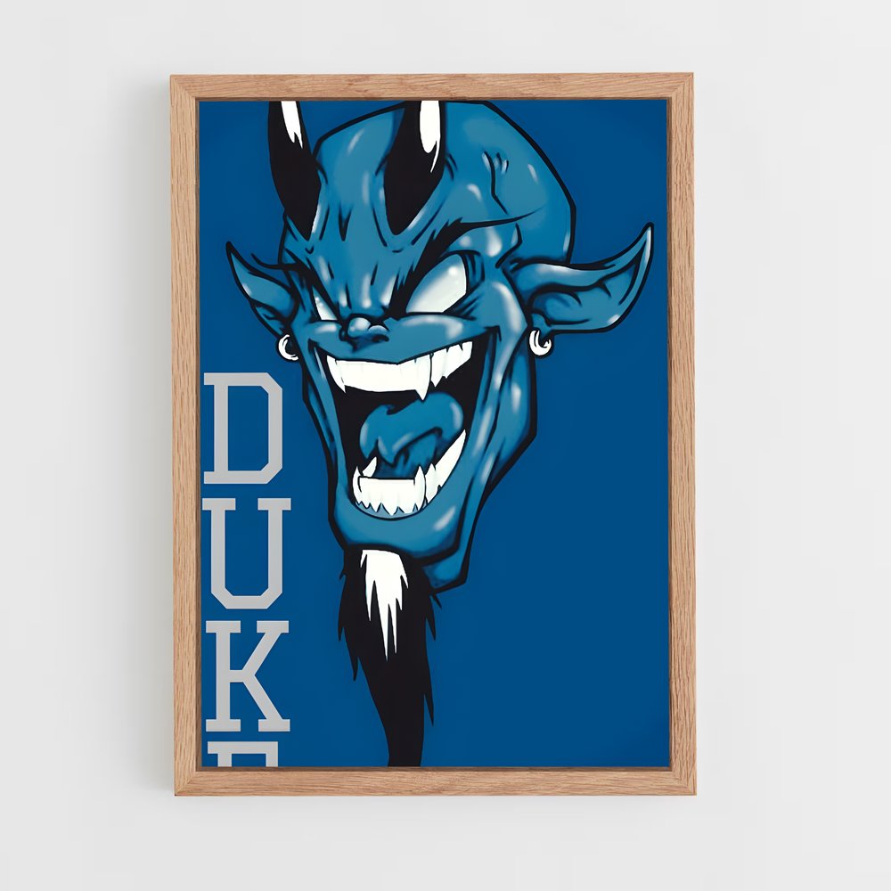 ap-duke blue devils-4 cadre Bois clair
