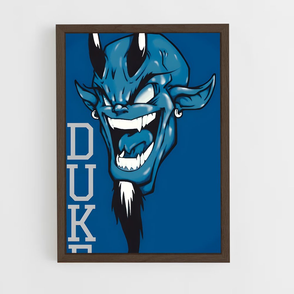 ap-duke blue devils-4 cadre Bois foncé