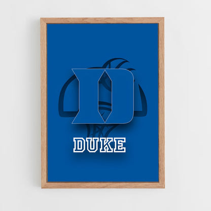 ap-duke blue devils-6 cadre Bois clair