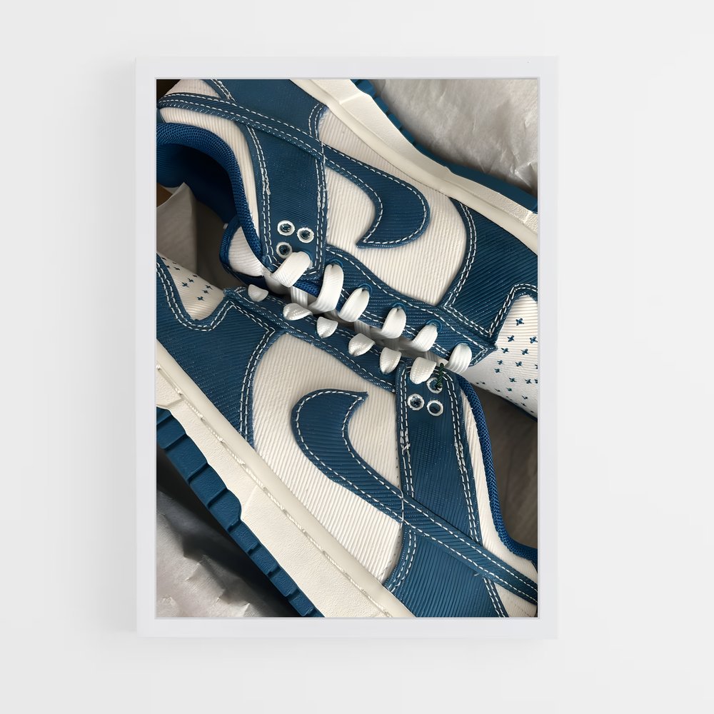 ap-dunk-4 cadre Blanc