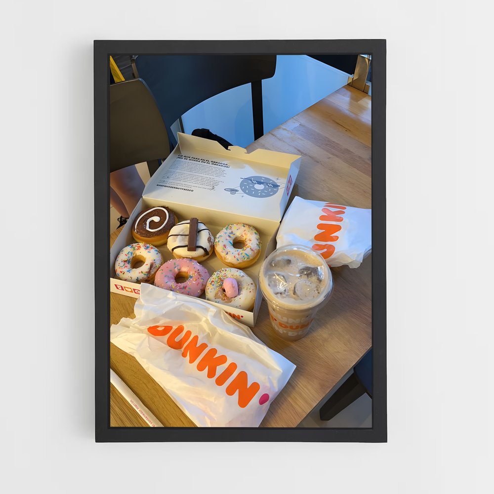 ap-dunkin donuts-1 cadre Noir
