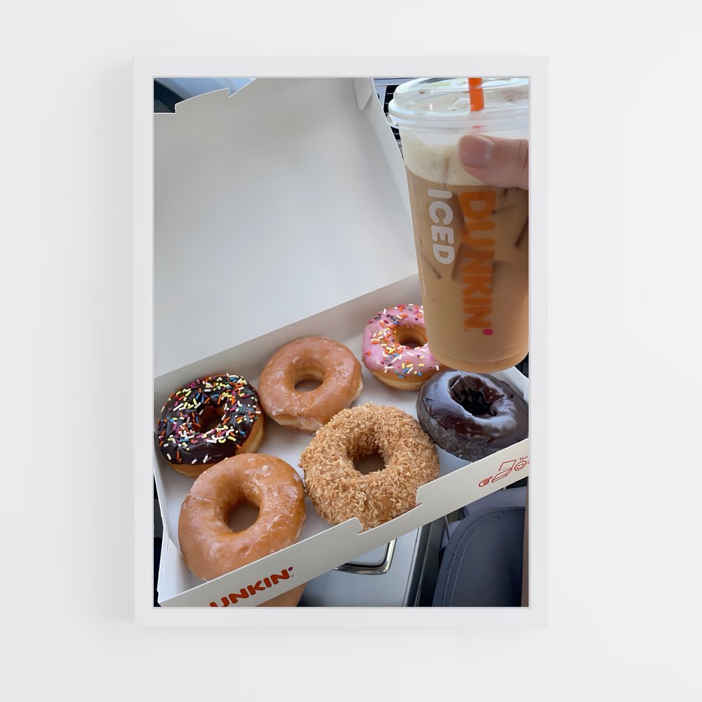 ap-dunkin donuts-2 cadre Blanc