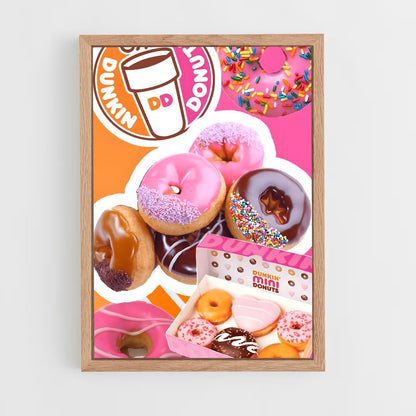 ap-dunkin donuts-3 cadre Bois clair