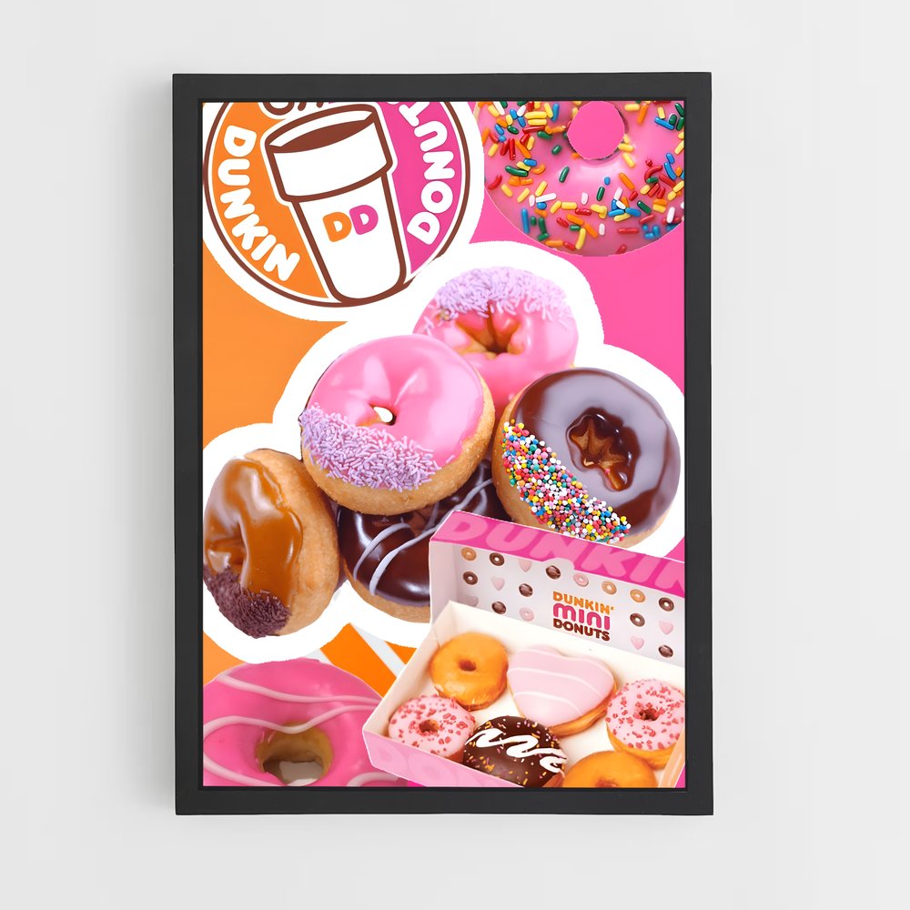 ap-dunkin donuts-3 cadre Noir