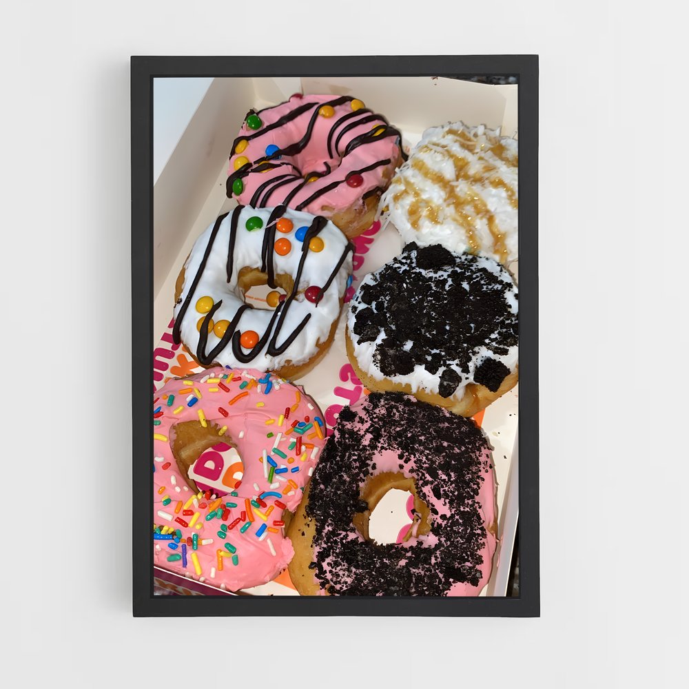 ap-dunkin donuts-4 cadre Noir