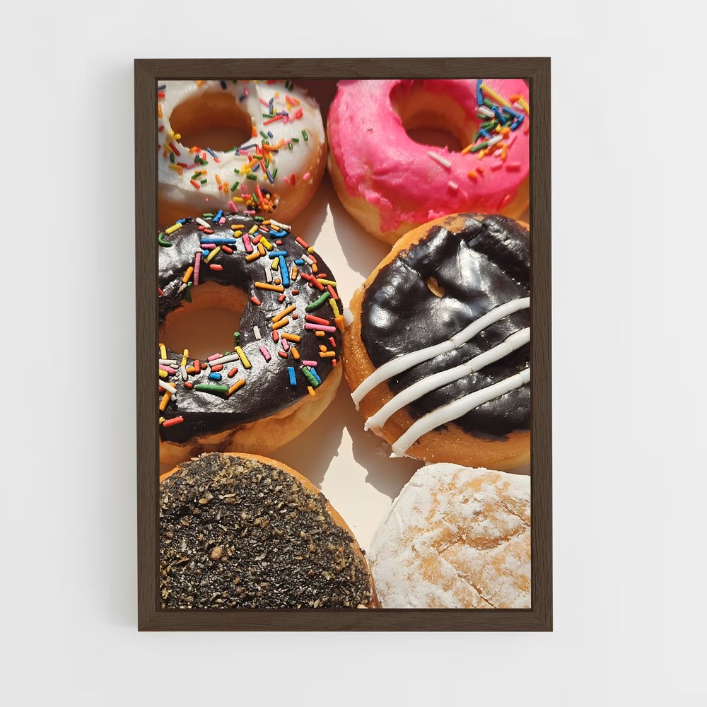 ap-dunkin donuts-5 cadre Bois foncé