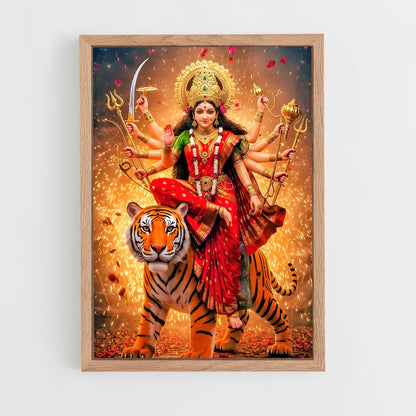 ap-durga-10 cadre Bois clair