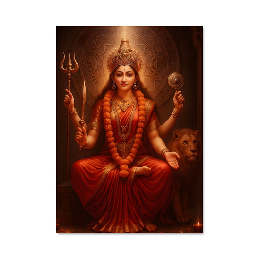 Poster Durga Divinité