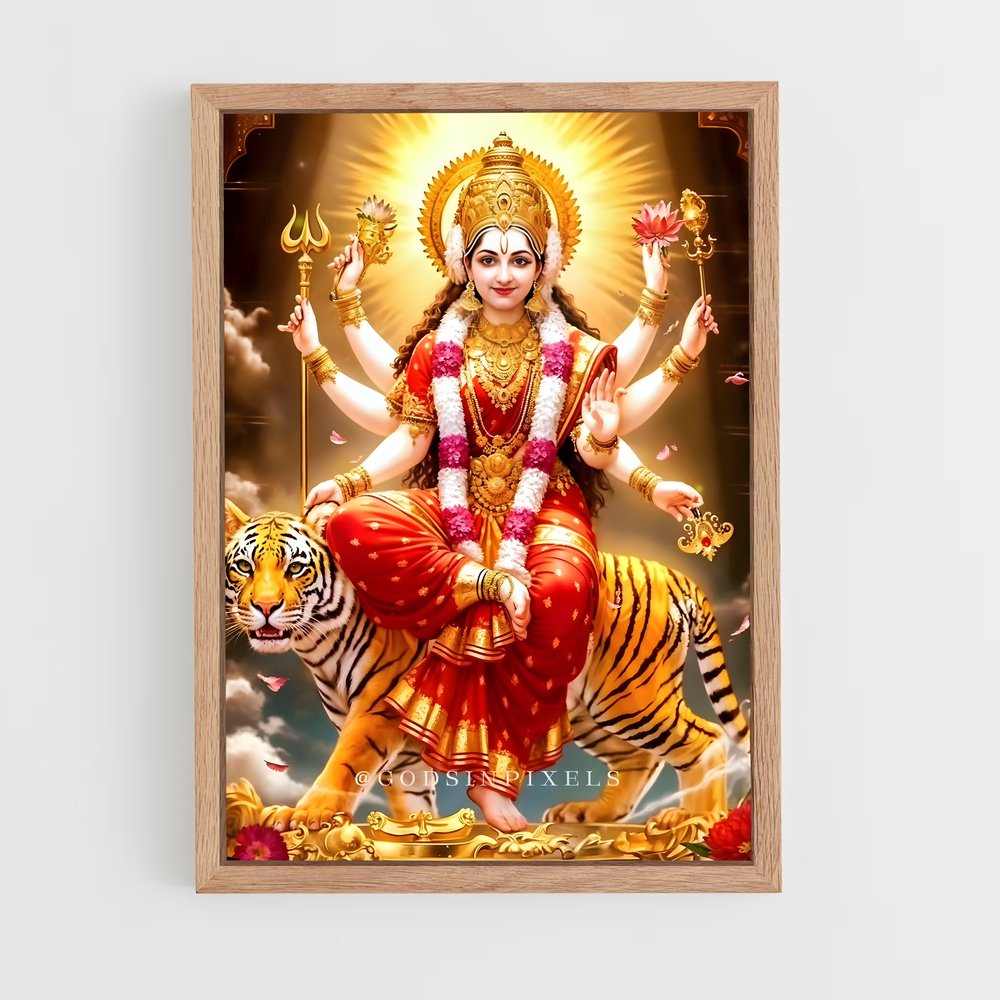 ap-durga-14 cadre Bois clair