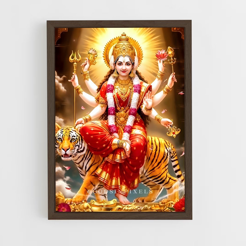 ap-durga-14 cadre Bois foncé
