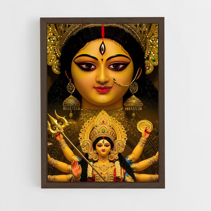 ap-durga-15 cadre Bois foncé