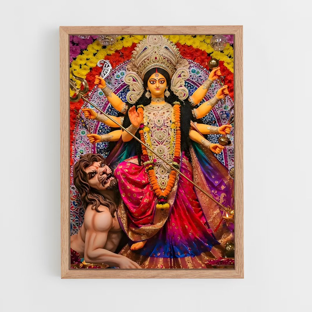 ap-durga-16 cadre Bois clair