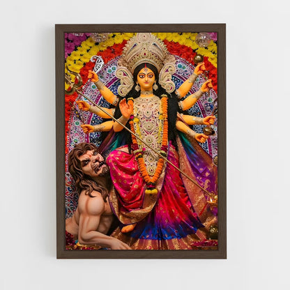 ap-durga-16 cadre Bois foncé