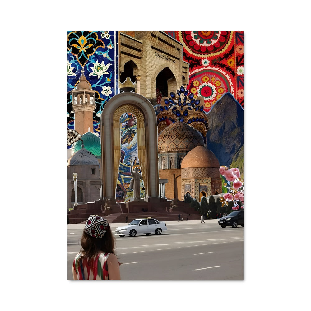 Poster Mosaïque Urbaine